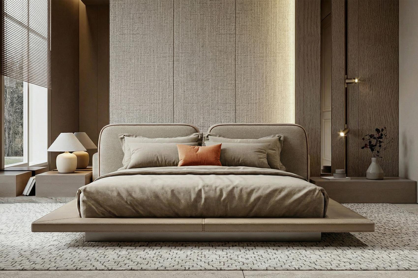 Cama Baixa Aura com Cabeceira