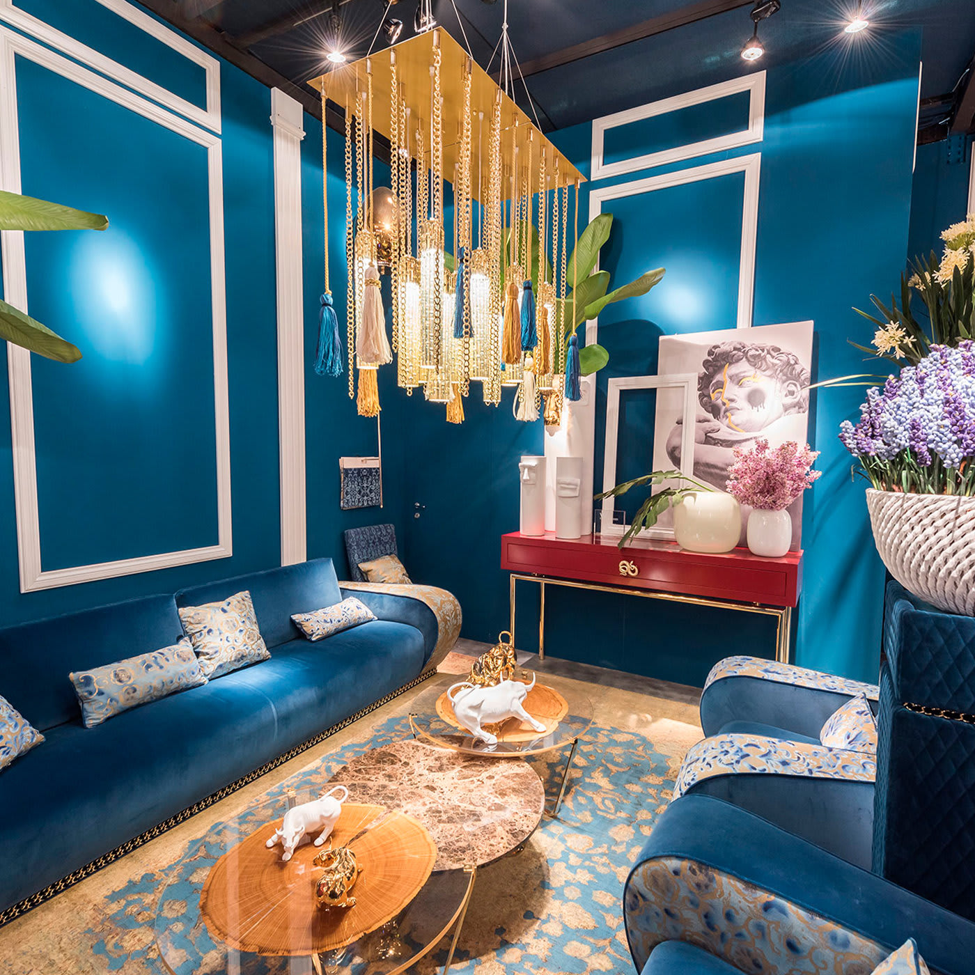 Lustre em Vidro de Murano Artesanal