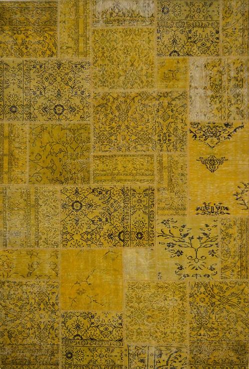 Tapete Amarelo Patchwork