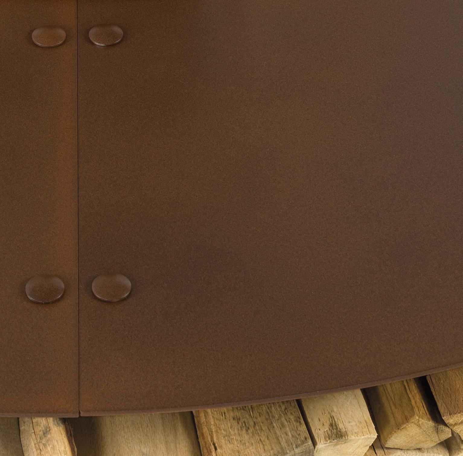 Lareira exterior aço Zero | Dimensões: Ø 100 cm