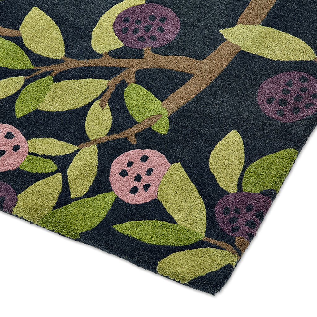 Tapete Foraging Anil | Tamanho: 140 × 200 cm