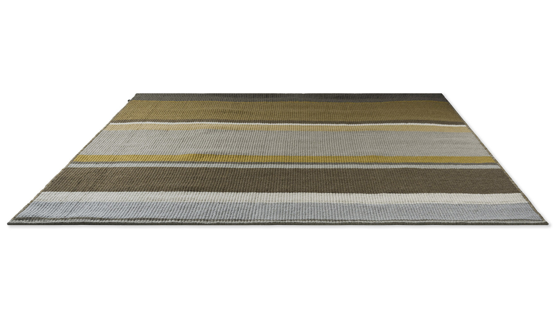 Tapete Artisan Stack Ocre Tecido Plano | Tamanho: 250 × 350 cm