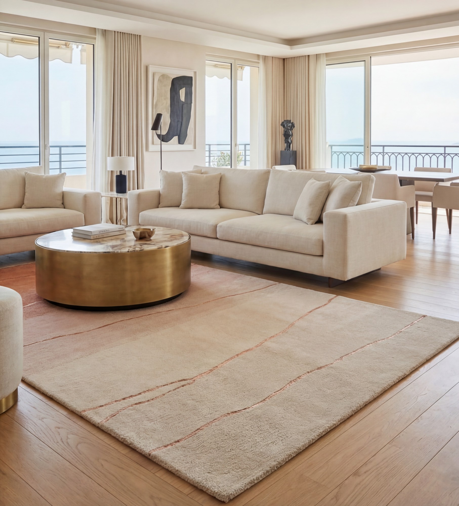 Tapete Horizon Gradient Rose