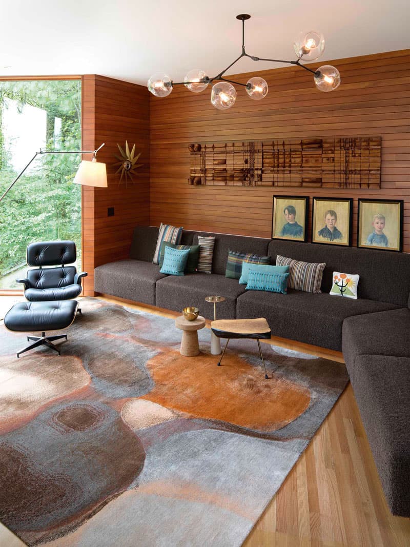 Tapete Copper Malva Feito à Mão Luxury