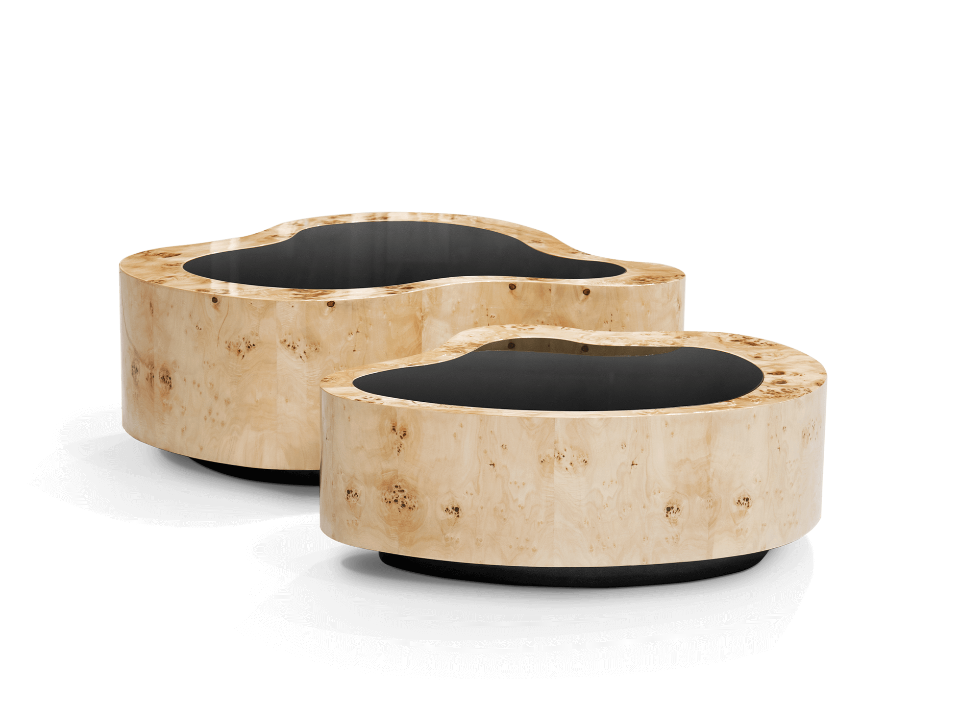 Conjunto de Mesas de Centro Crest Choupo