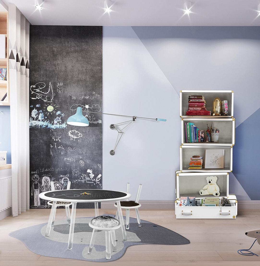 Arandela brilho lunar azul Moonbeam Glow