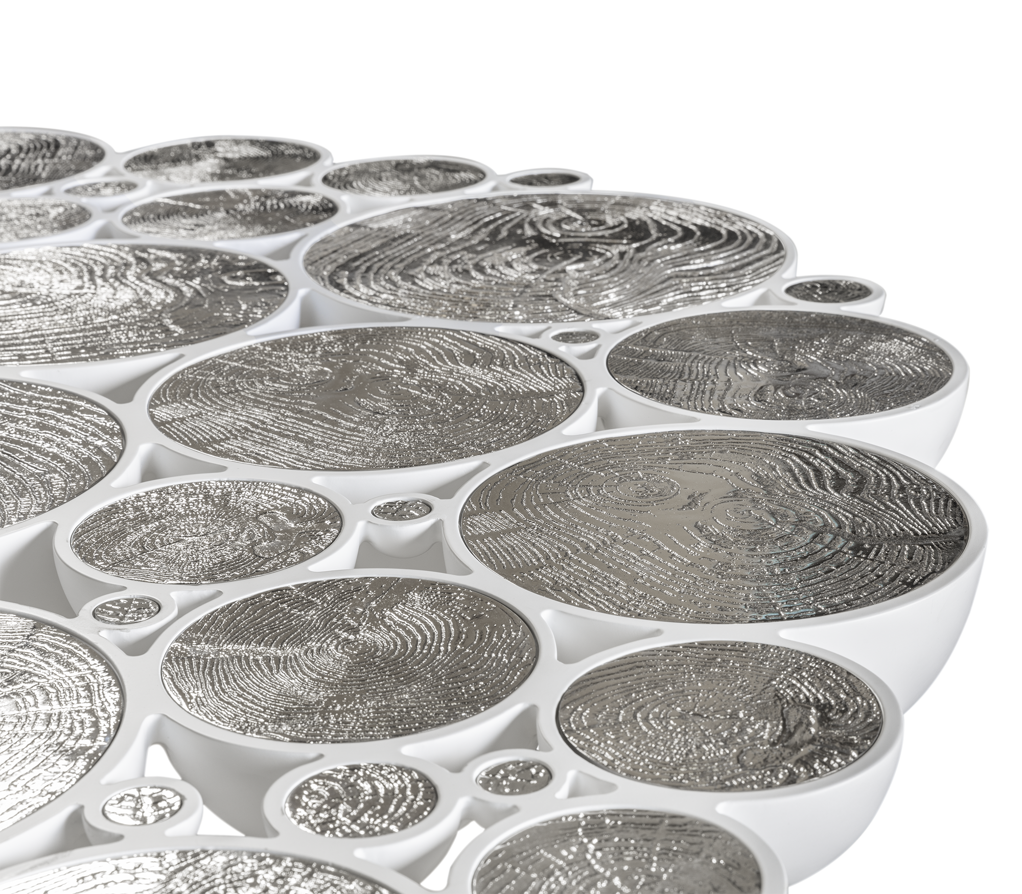 Mesa de Jantar Luxe Branca Orbit