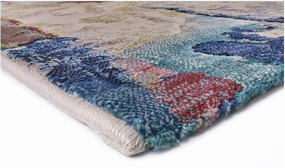 Tapete Patchwork Multi Feito à Máquina | Tamanho: 240 × 330 cm