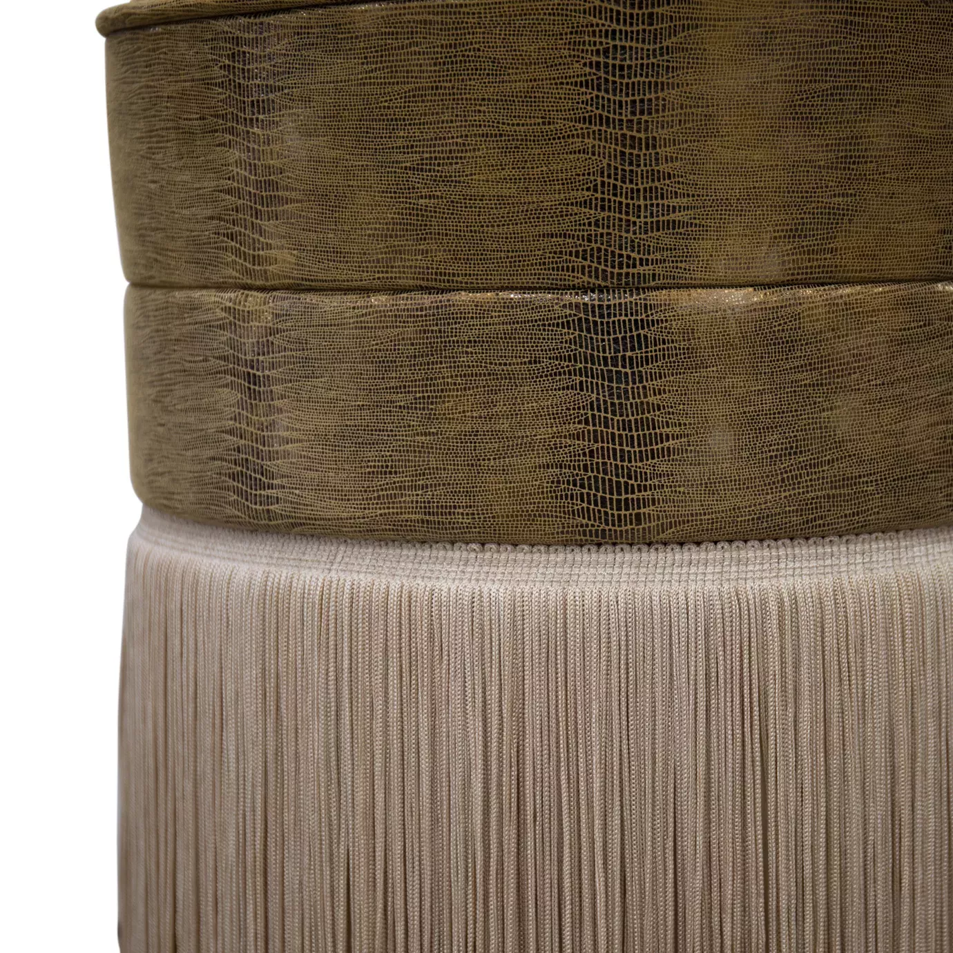 Banquinho couro Sophia