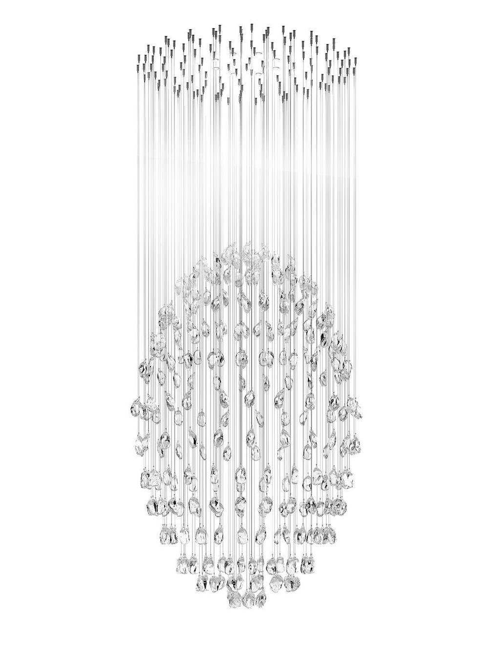 Lustre em Ovo de Cristal