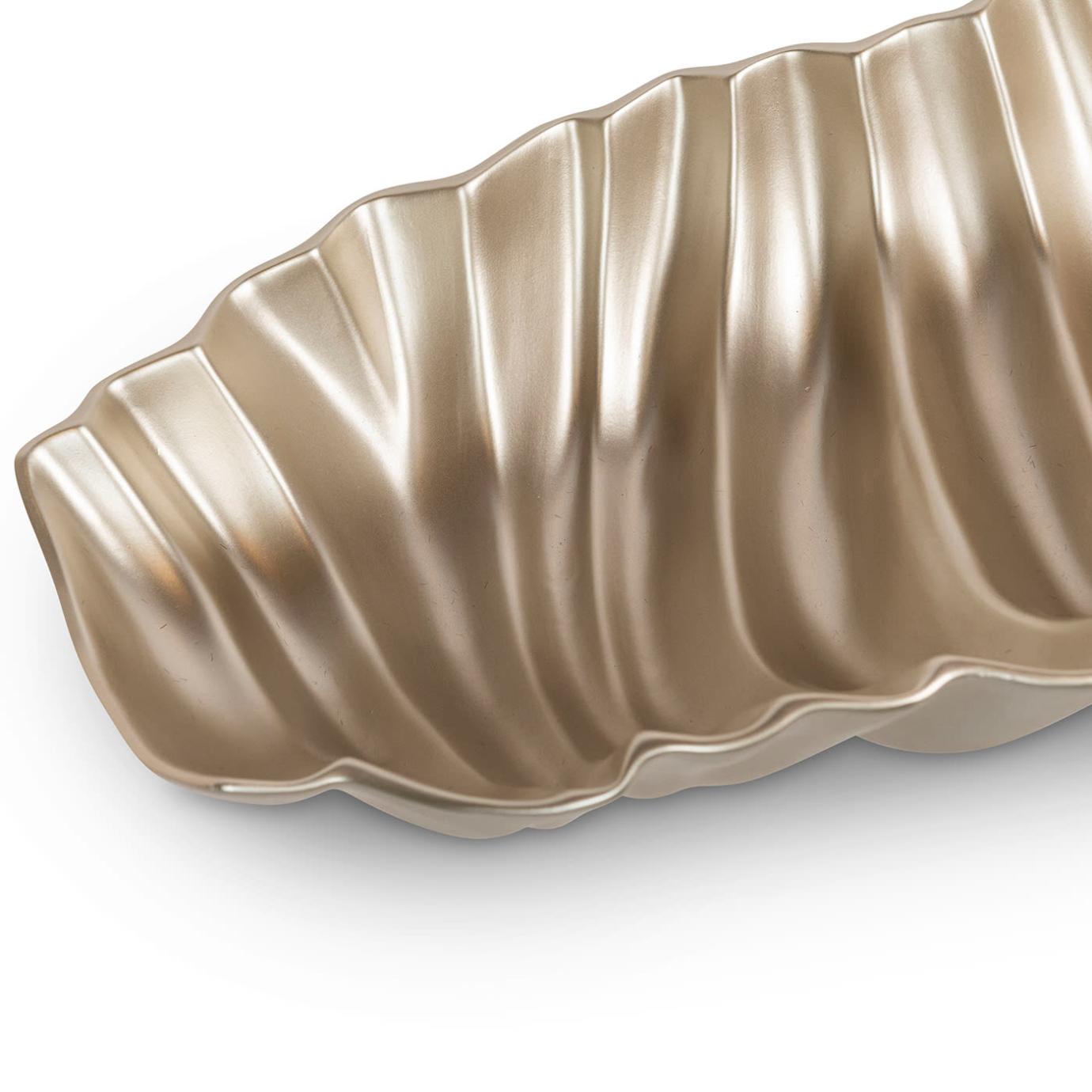 Centro de Mesa Bege Plissado Acetinado