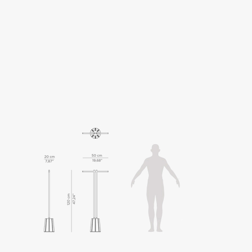 Suporte para toalhas Regal preto