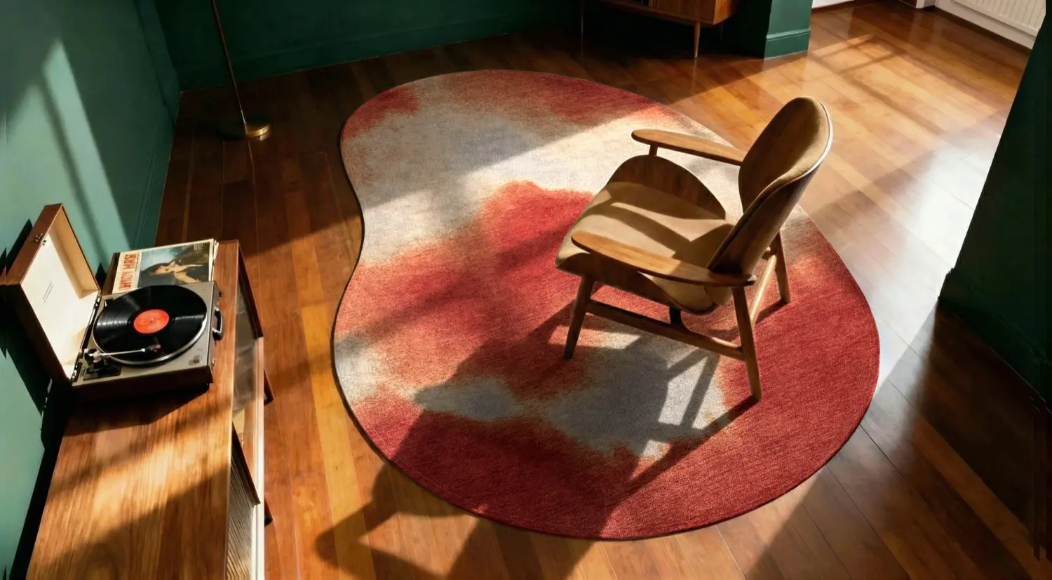 Tapete Aquarelle Rust