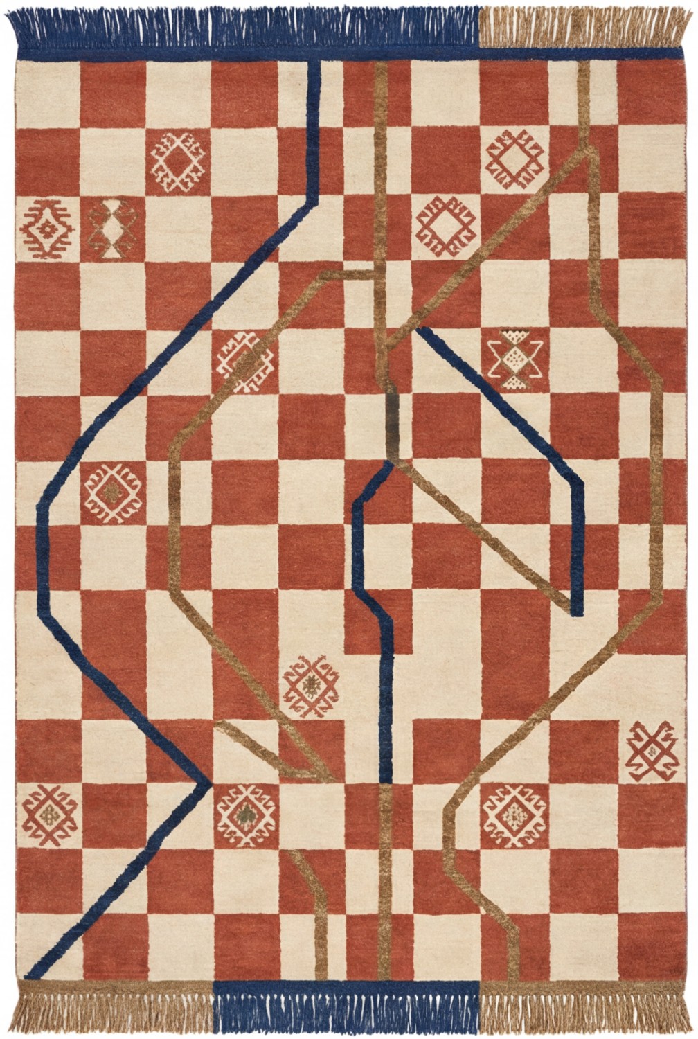 Tapete Checker Terra