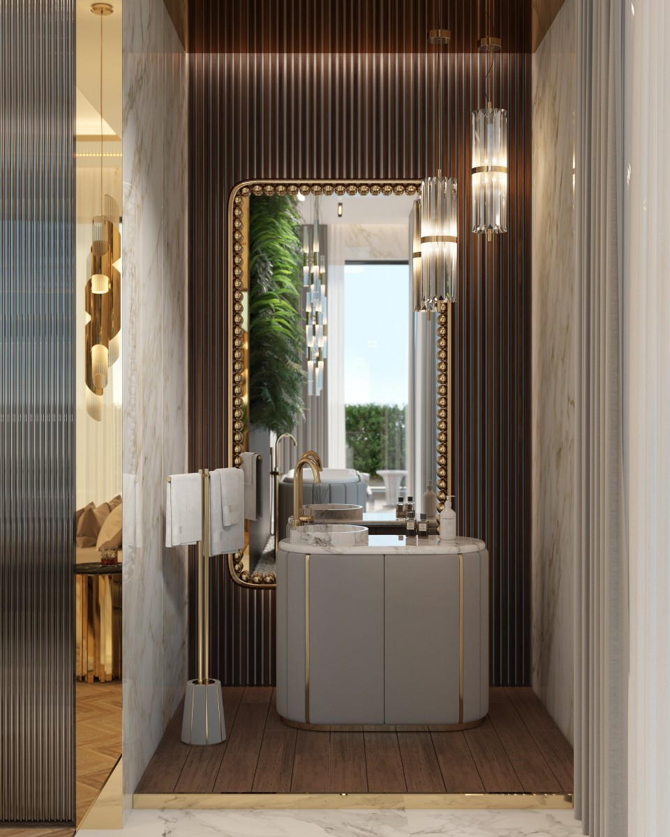 Móvel de casa de banho Majestic preto