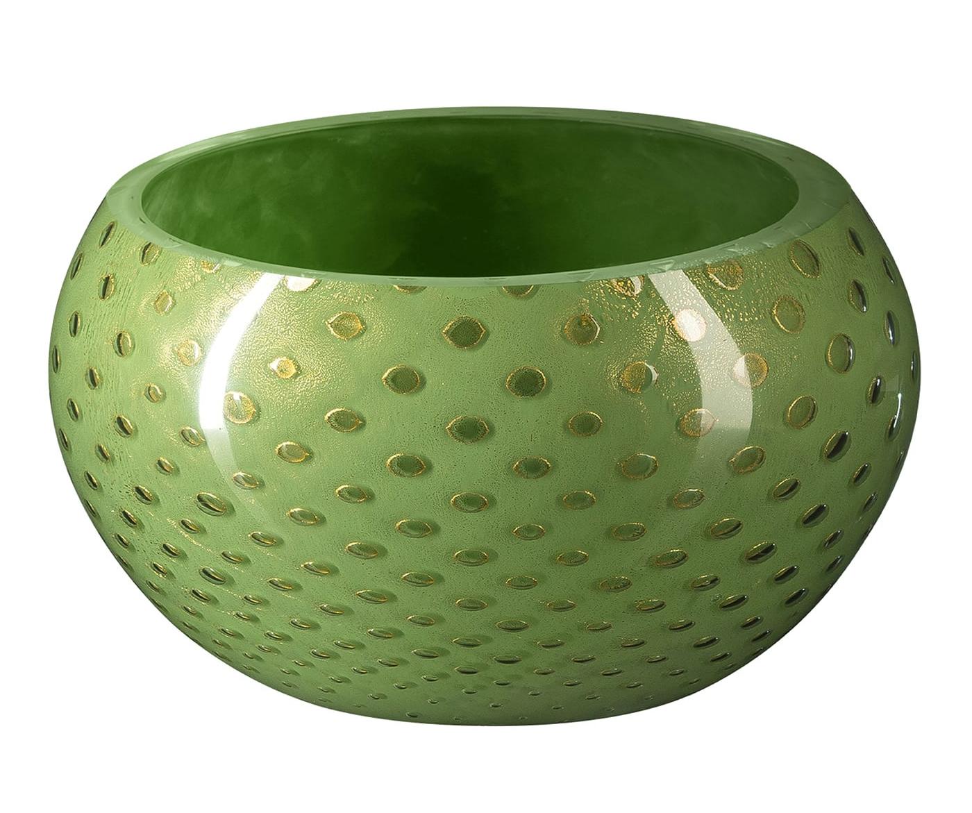 Taça Mocenigo Verde e Dourada