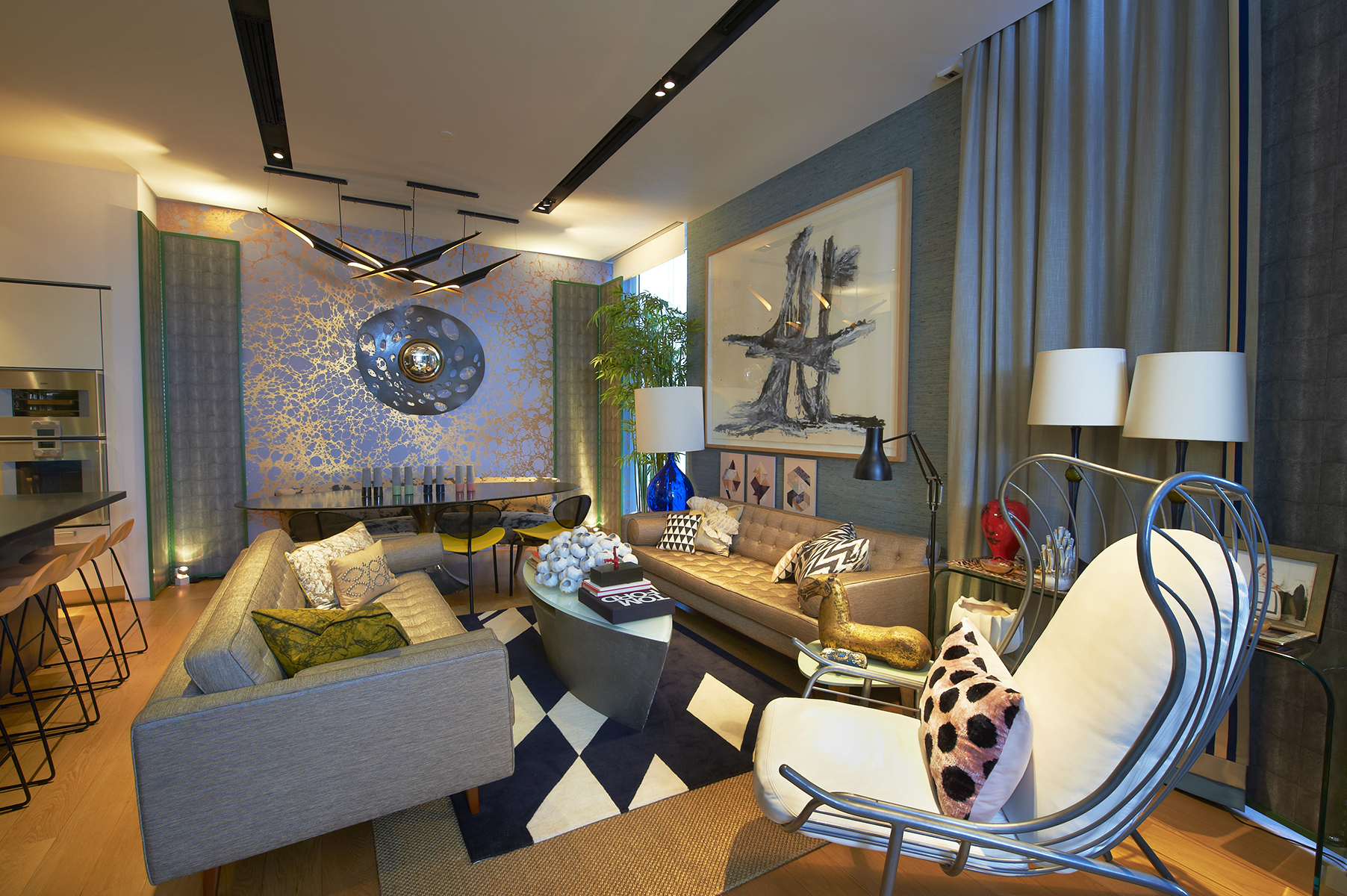 Candeeiro suspenso tom profundo - 16