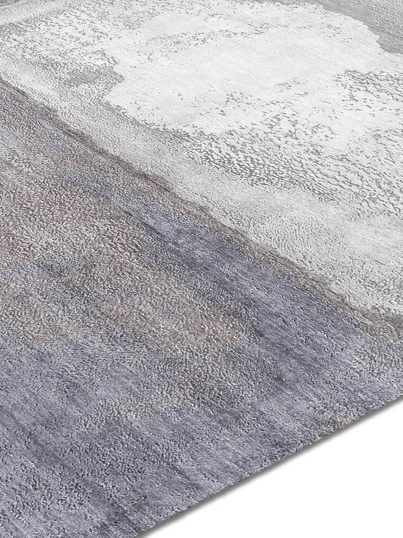 Tapete Luxuoso White Silver | Tamanho: 170 × 240 cm