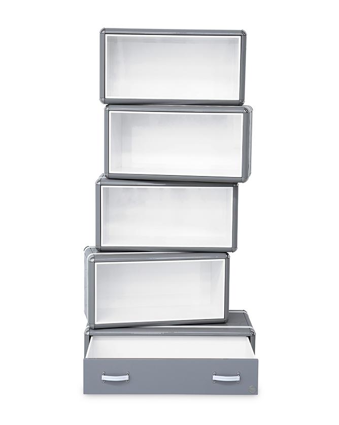 Estante Skyline Tower cinzenta