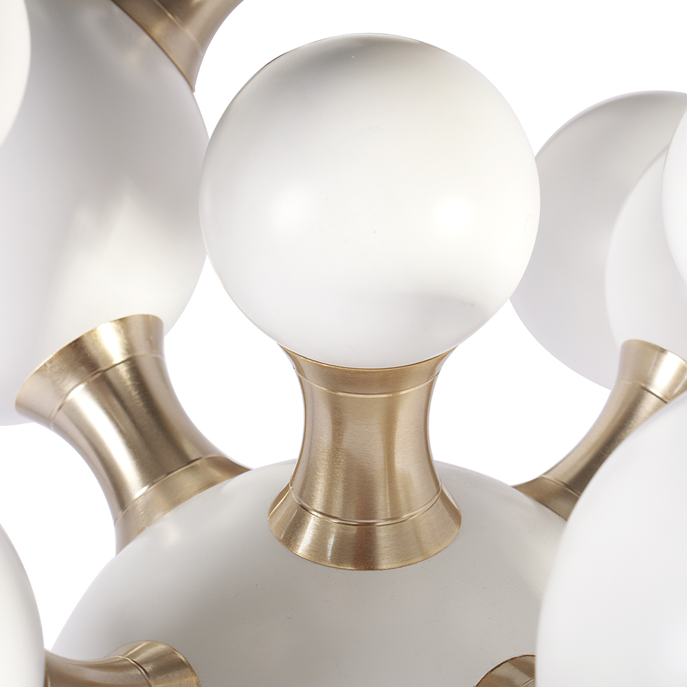 Candeeiro de mesa molecular