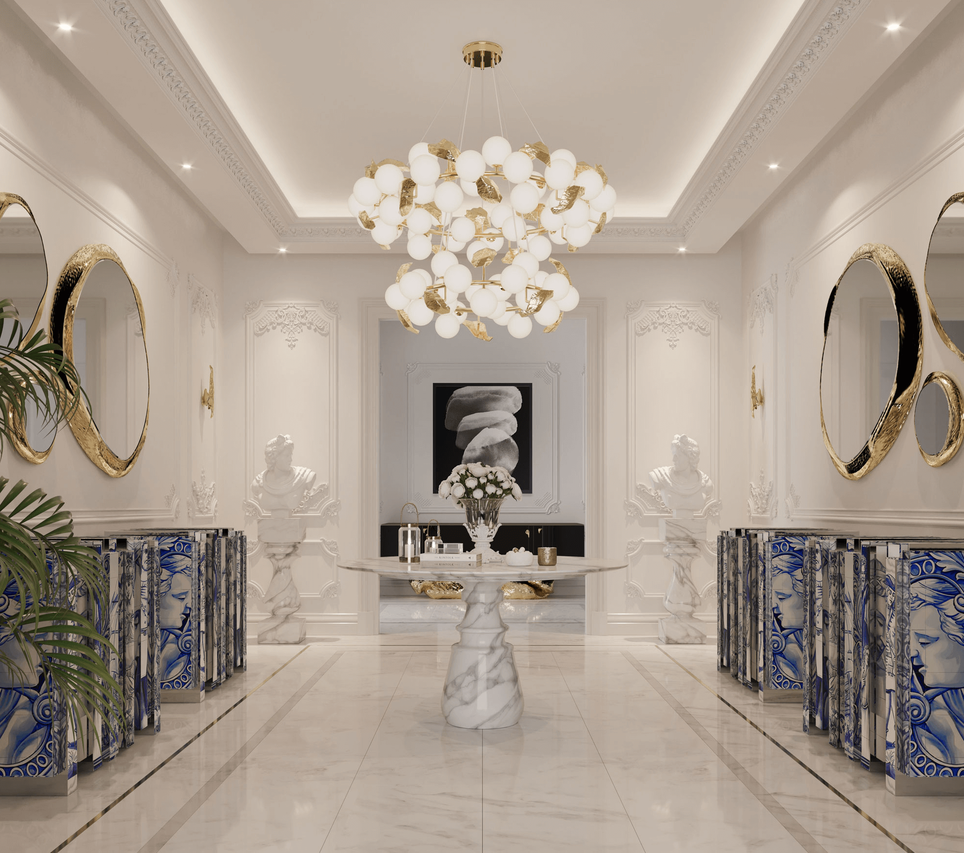 Mesa de Jantar Redonda Estremoz Obsidian