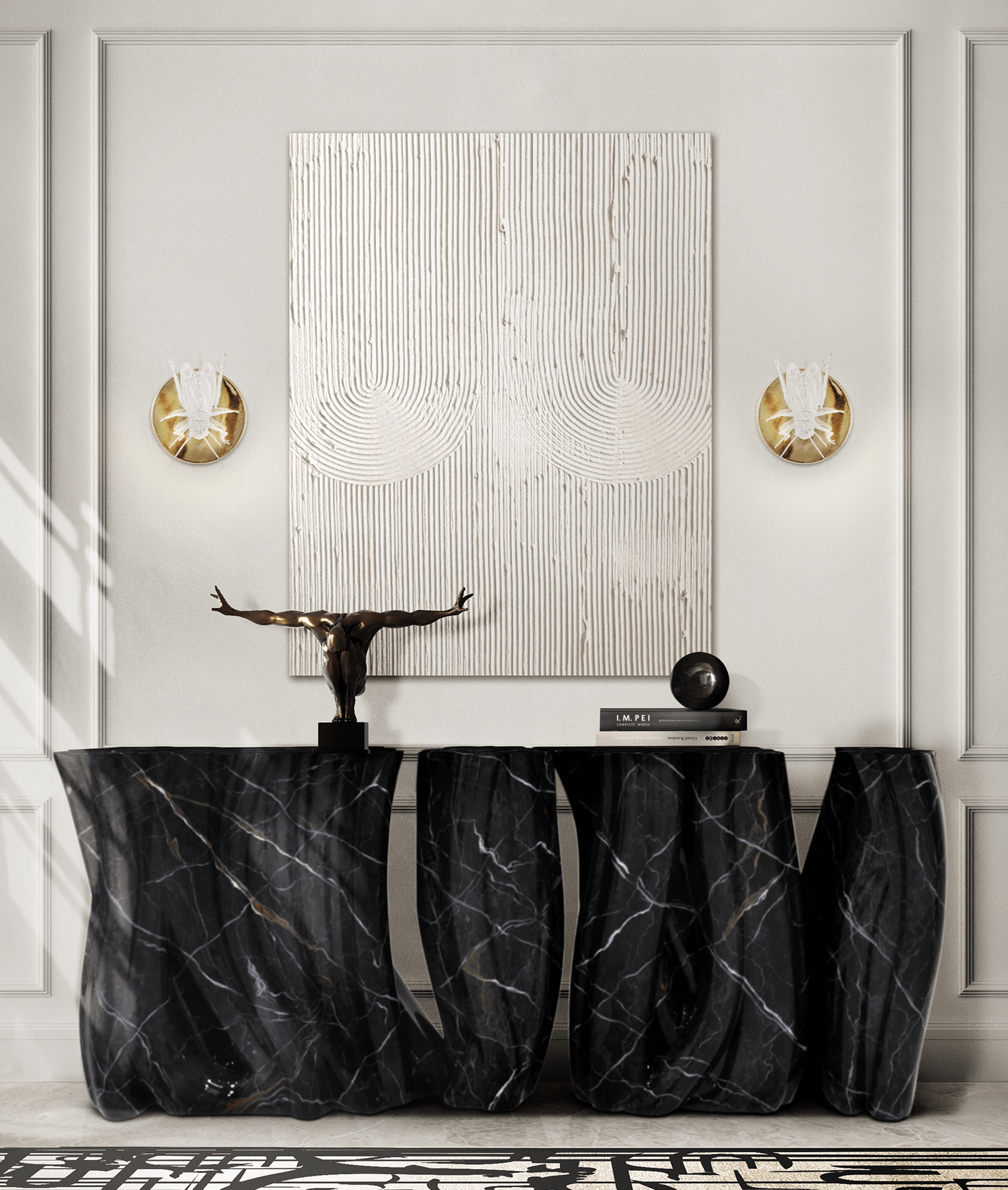 Candeeiro de parede filigrana Cricket