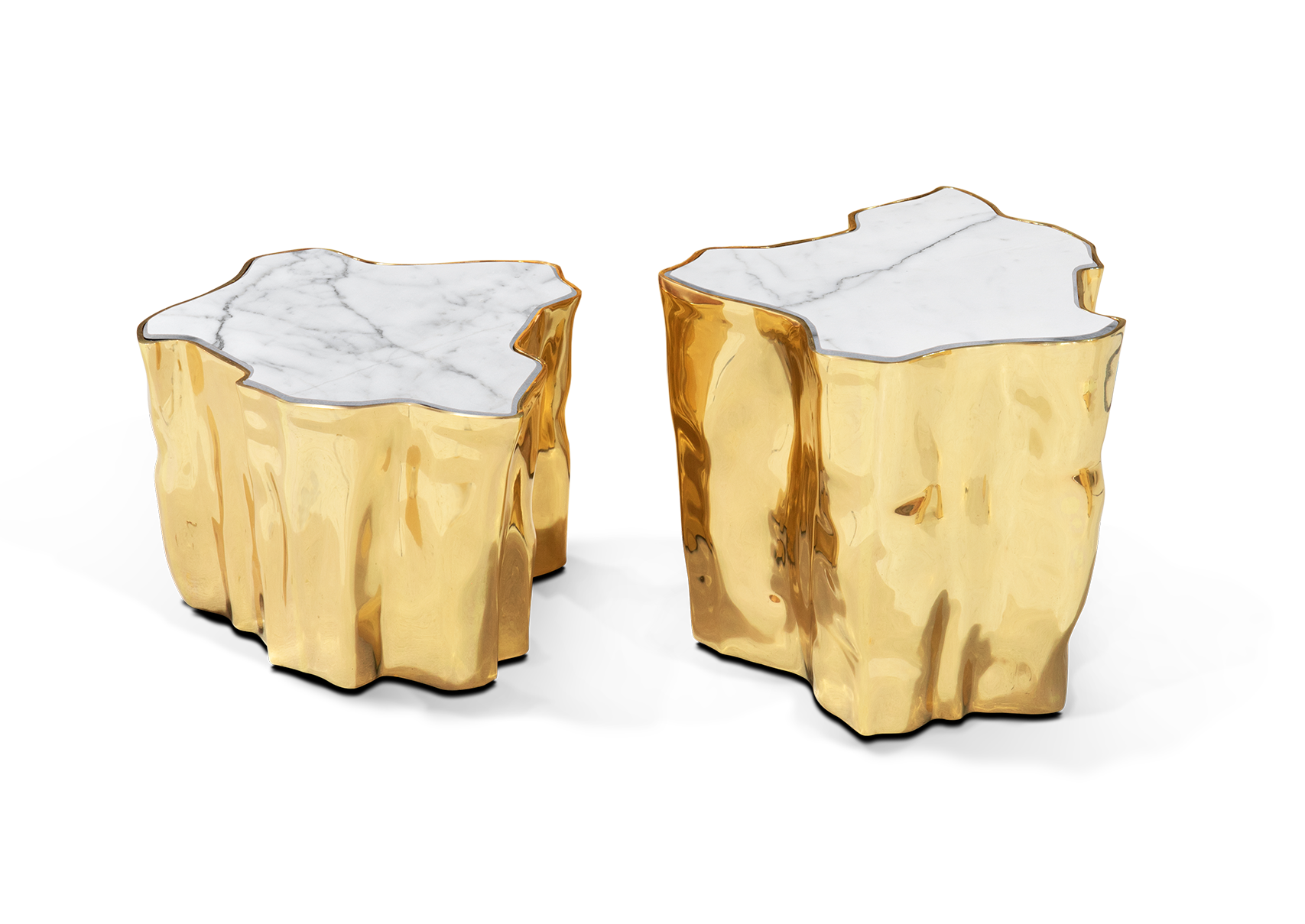 Mesa de Centro Marfim Série Paradise