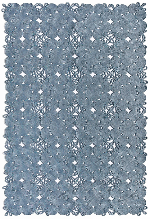 Tapete Rope Interior / Exterior Azul | Tamanho: 160 × 230 cm