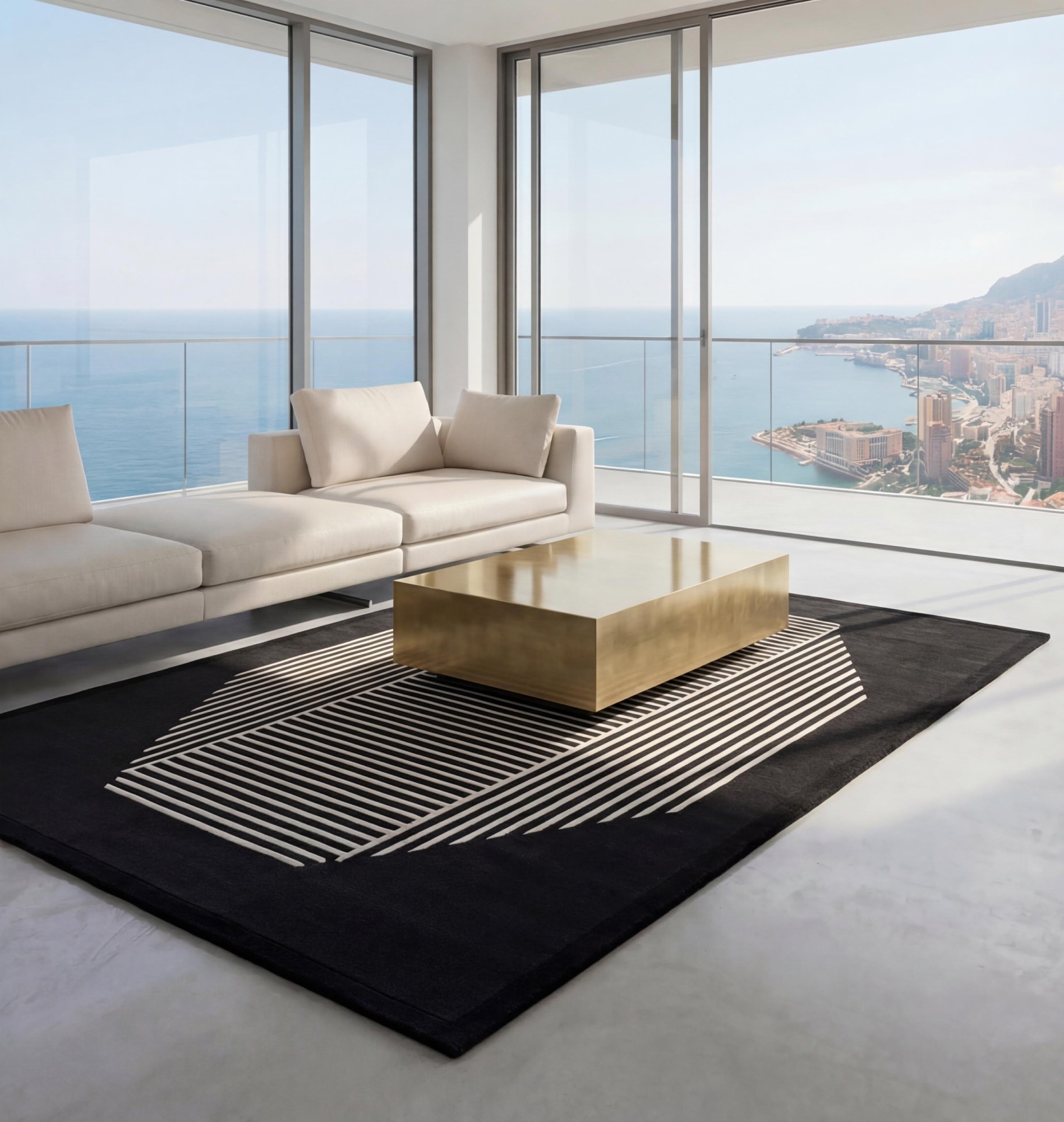 Tapete Octagon Lines Dark