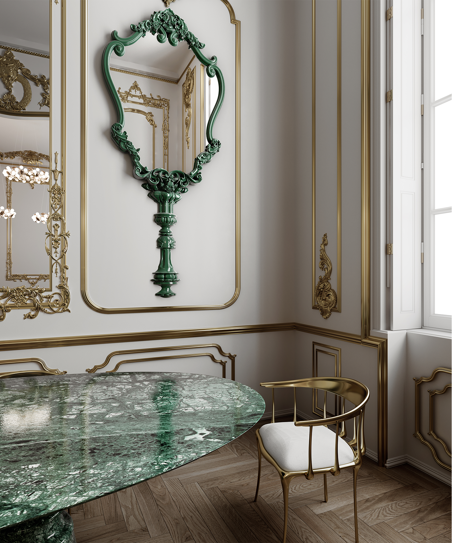 Espelho real Theresa