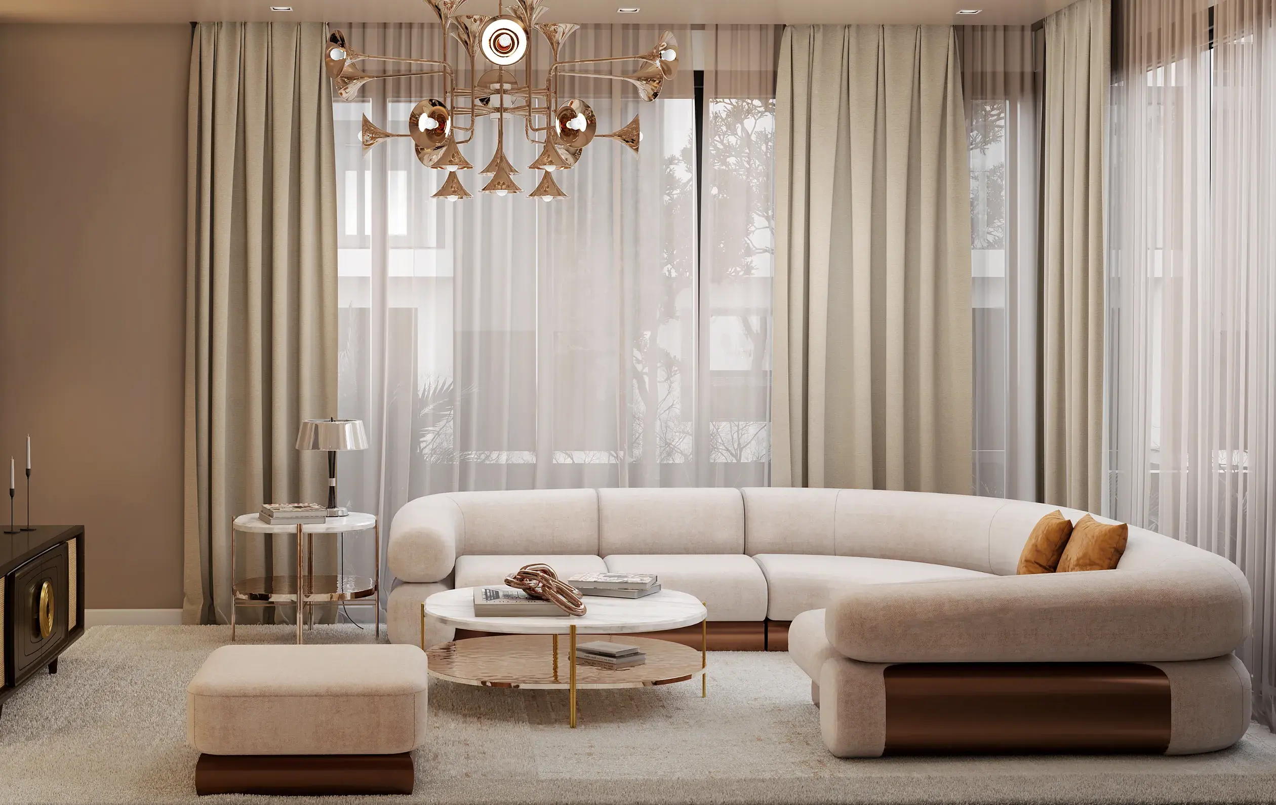 Sofá Seccional Gatsby - 1