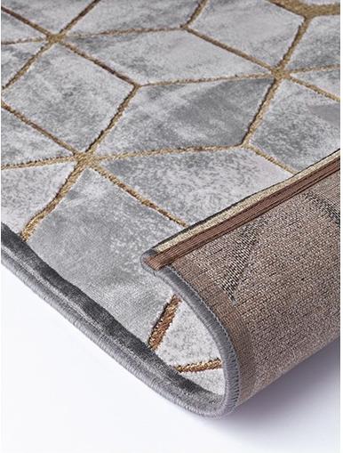 Tapete Geométrico Gabriel Cinzento