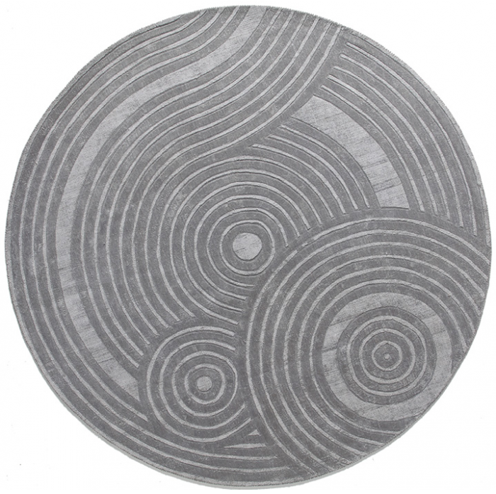 Tapete de Design Moderno Cinzento | Tamanho: 200 × 200 cm