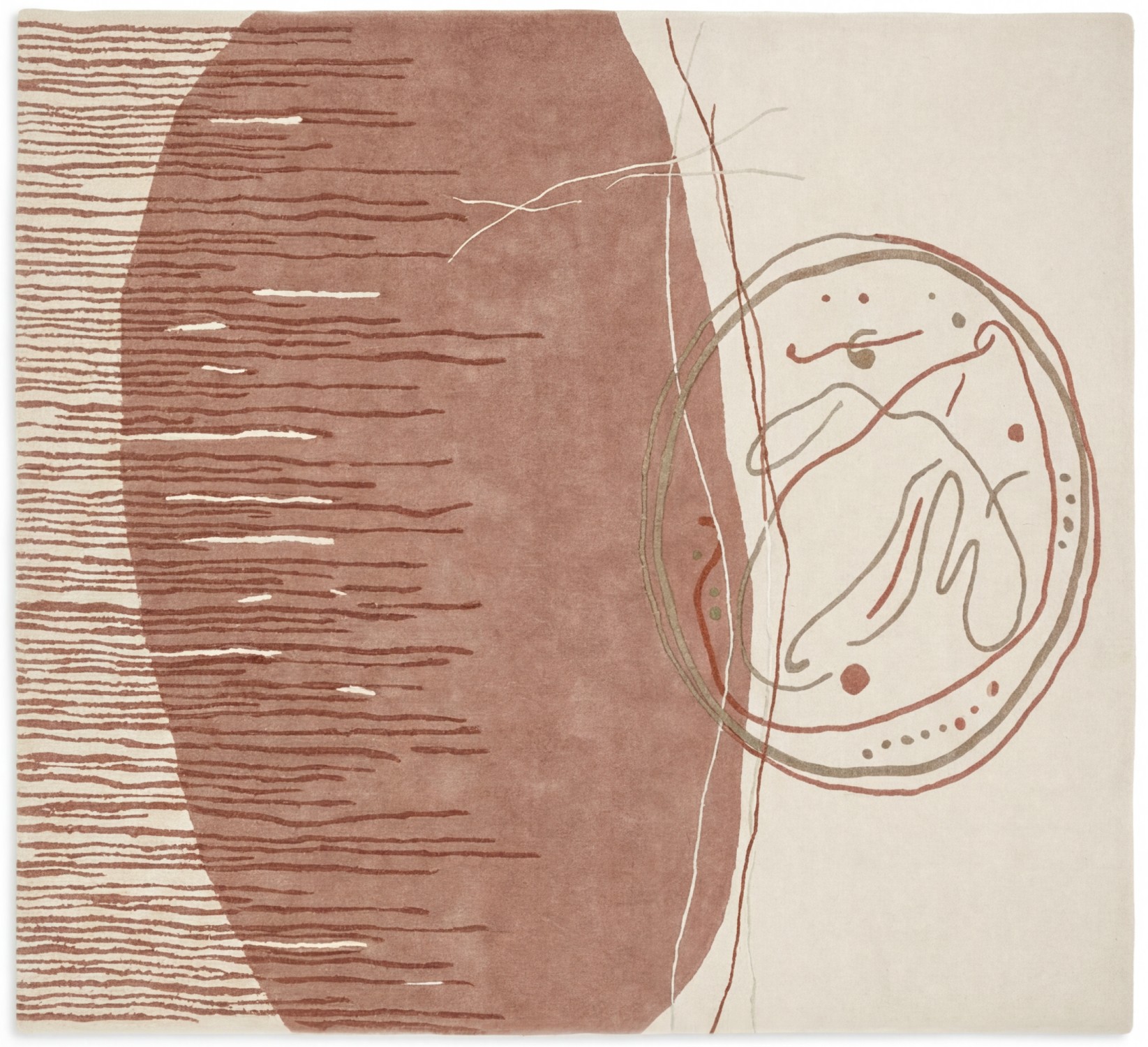 Tapete Archive Seal Rose