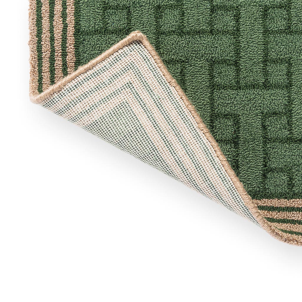 Tapete Exterior Monogram Verde | Tamanho: 140 × 200 cm