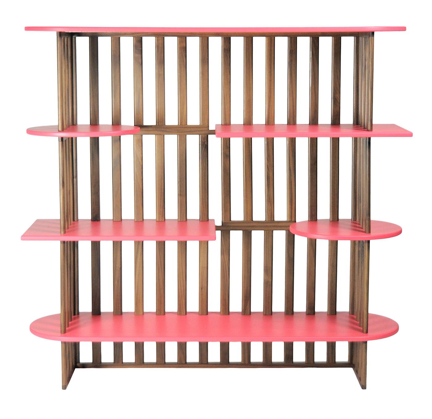 Estante Rosa de Quatro Níveis