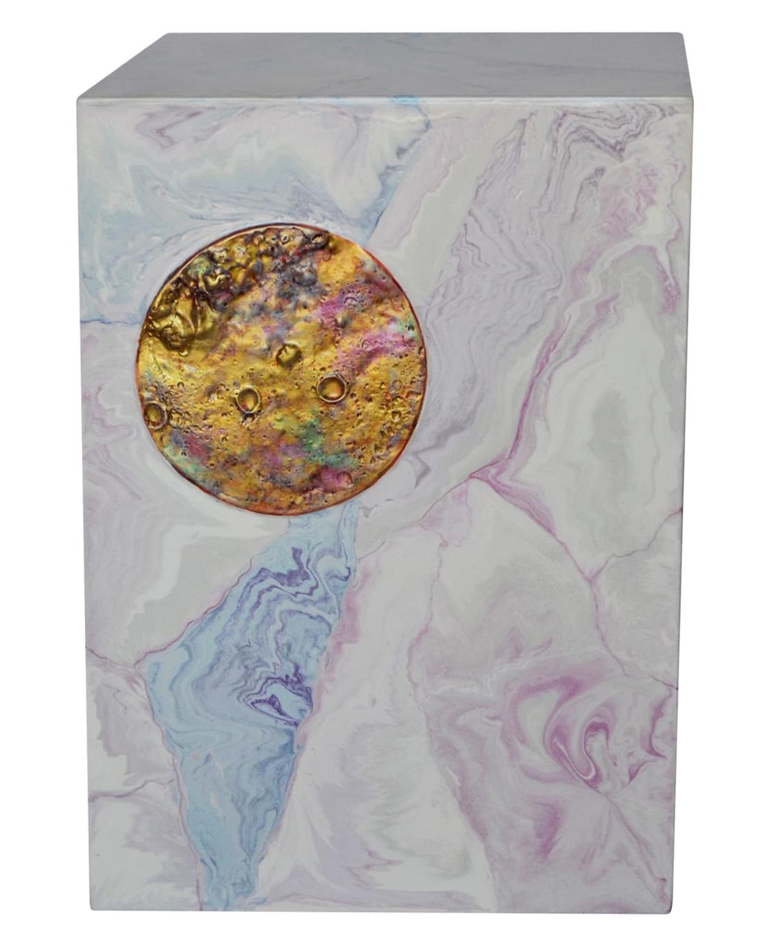 Mesa de Apoio em Scagliola Rosa