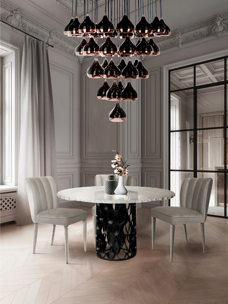 Candeeiro suspenso lustre Grace 41