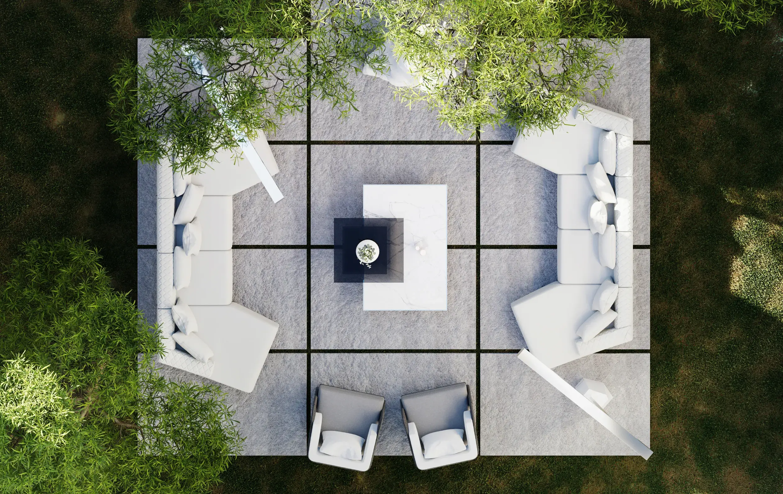 Sofá de exterior Serpent - 1