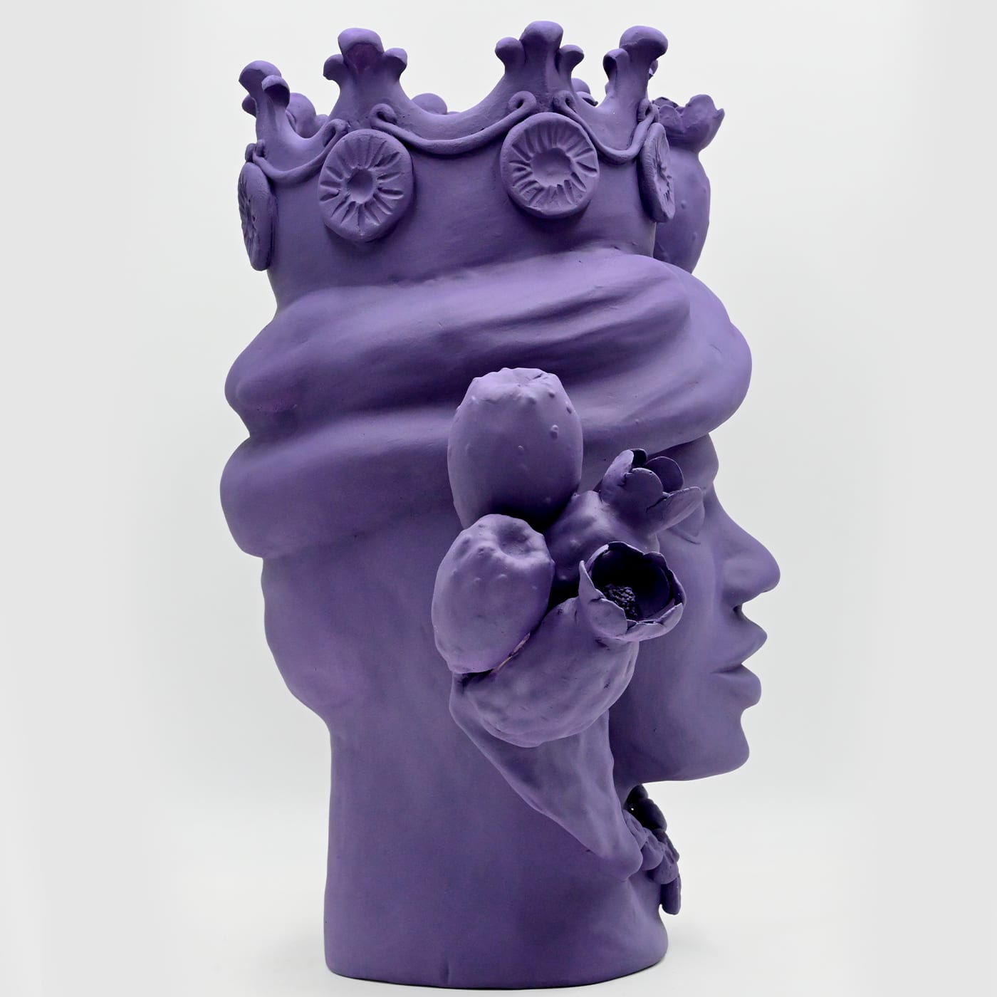 Escultura Moor's Head violeta