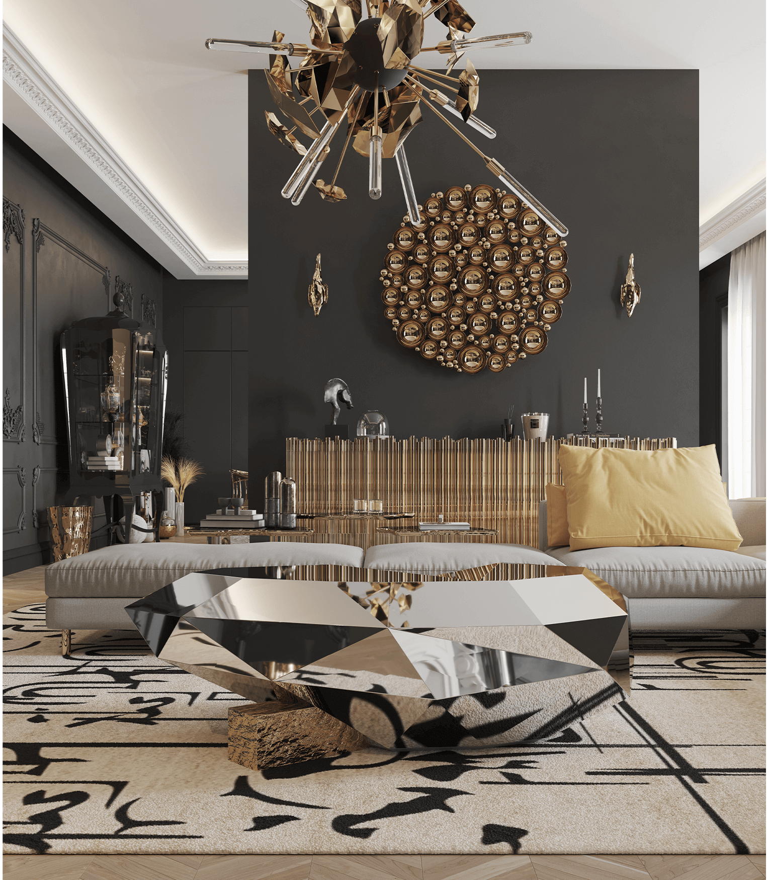 Mesa de Centro Luxe Prism