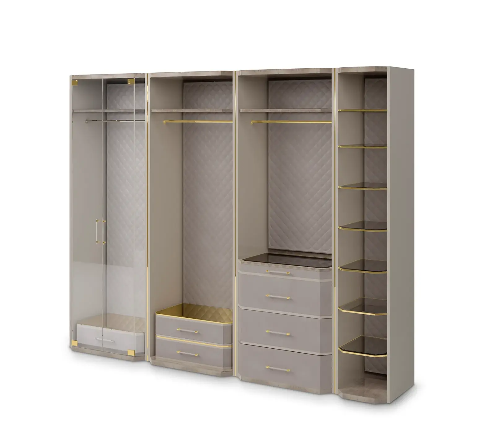 Roupeiro Bege Cadence