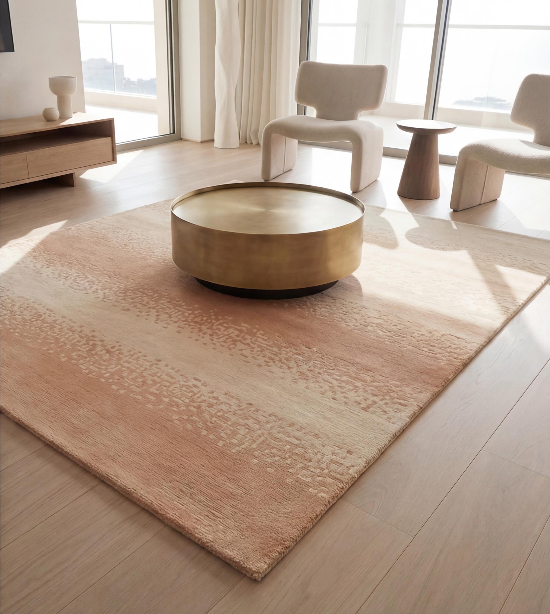 Tapete Soft Ombre Blush