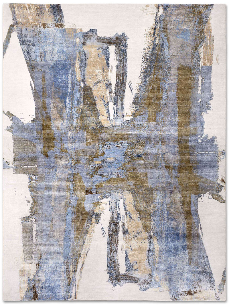 Tapete Grey Rust Tecido à Mão