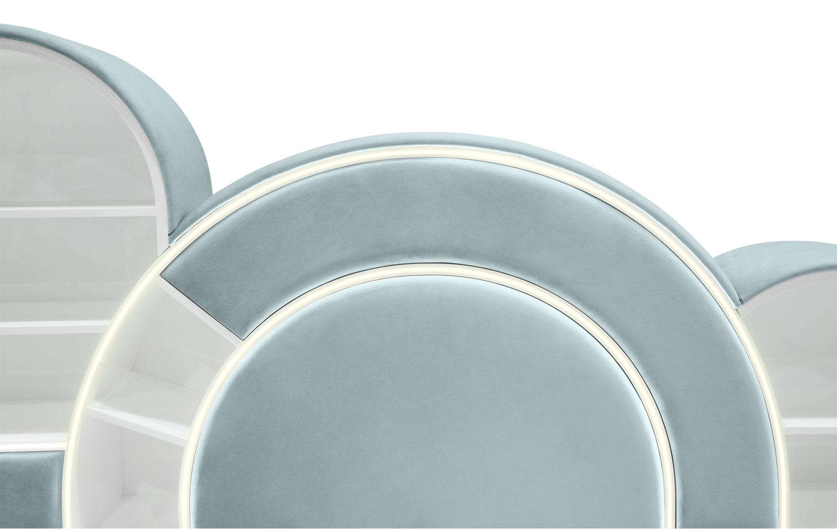 Cama Bubblegum Marshmallow azul