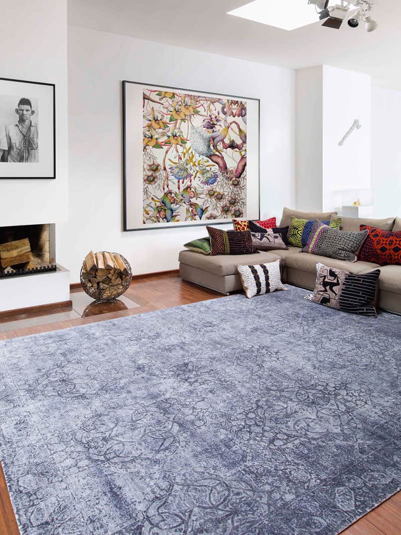 Tapete Tone To Tone Tecido à Mão