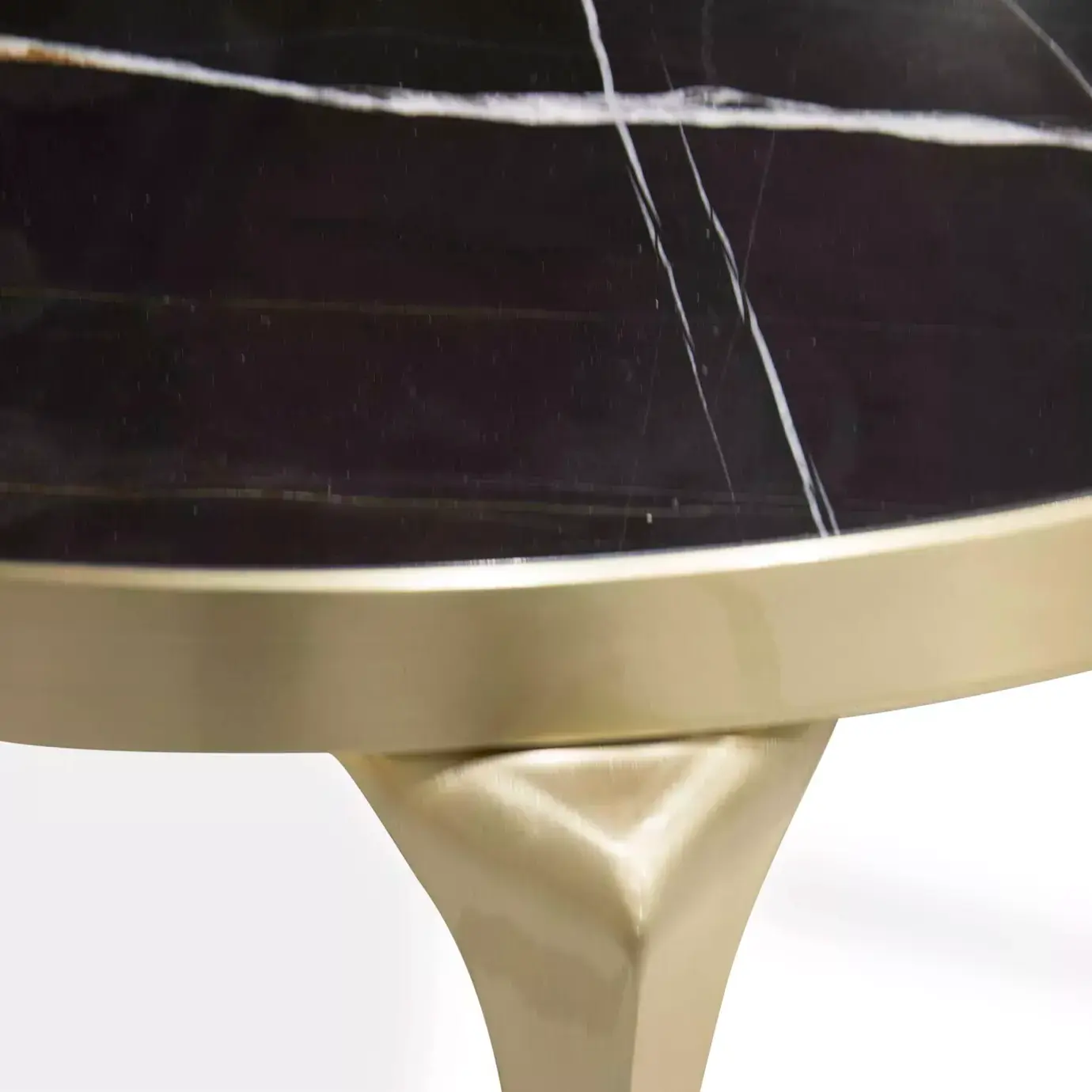 Mesa de Centro Mármore Sahara Noir Rhea