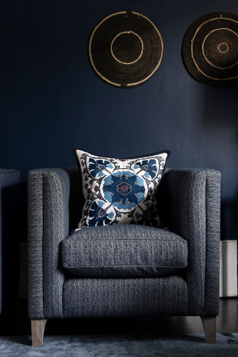 Almofada Alexi Indigo 50 × 50