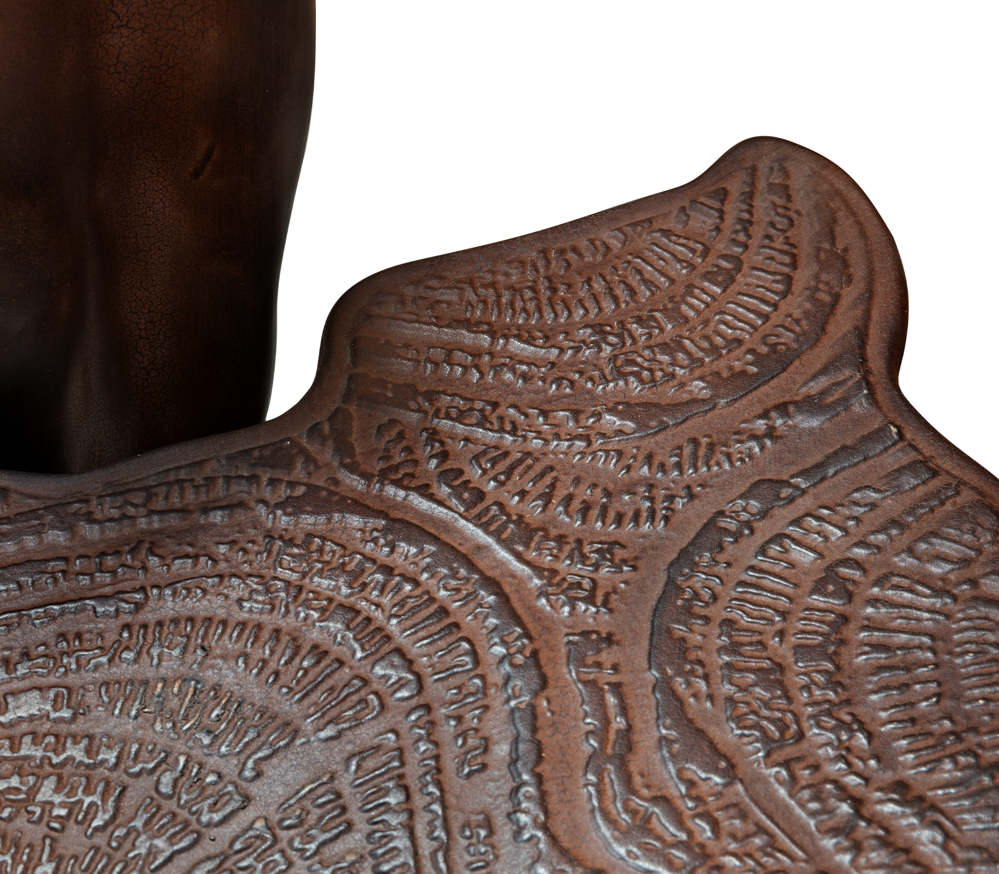 Mesa de Apoio Cerâmica Castanha Escura Horizon