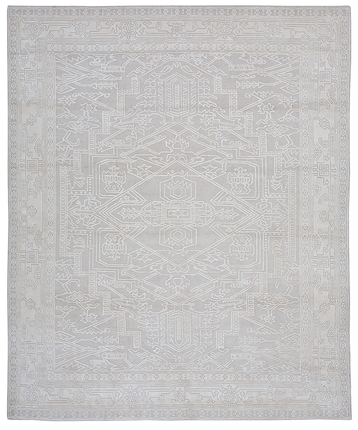 Tapete Heriz Cinzento Claro | Tamanho: 200 × 300 cm